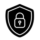 Cyber security lock icon