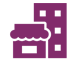 purple building icon