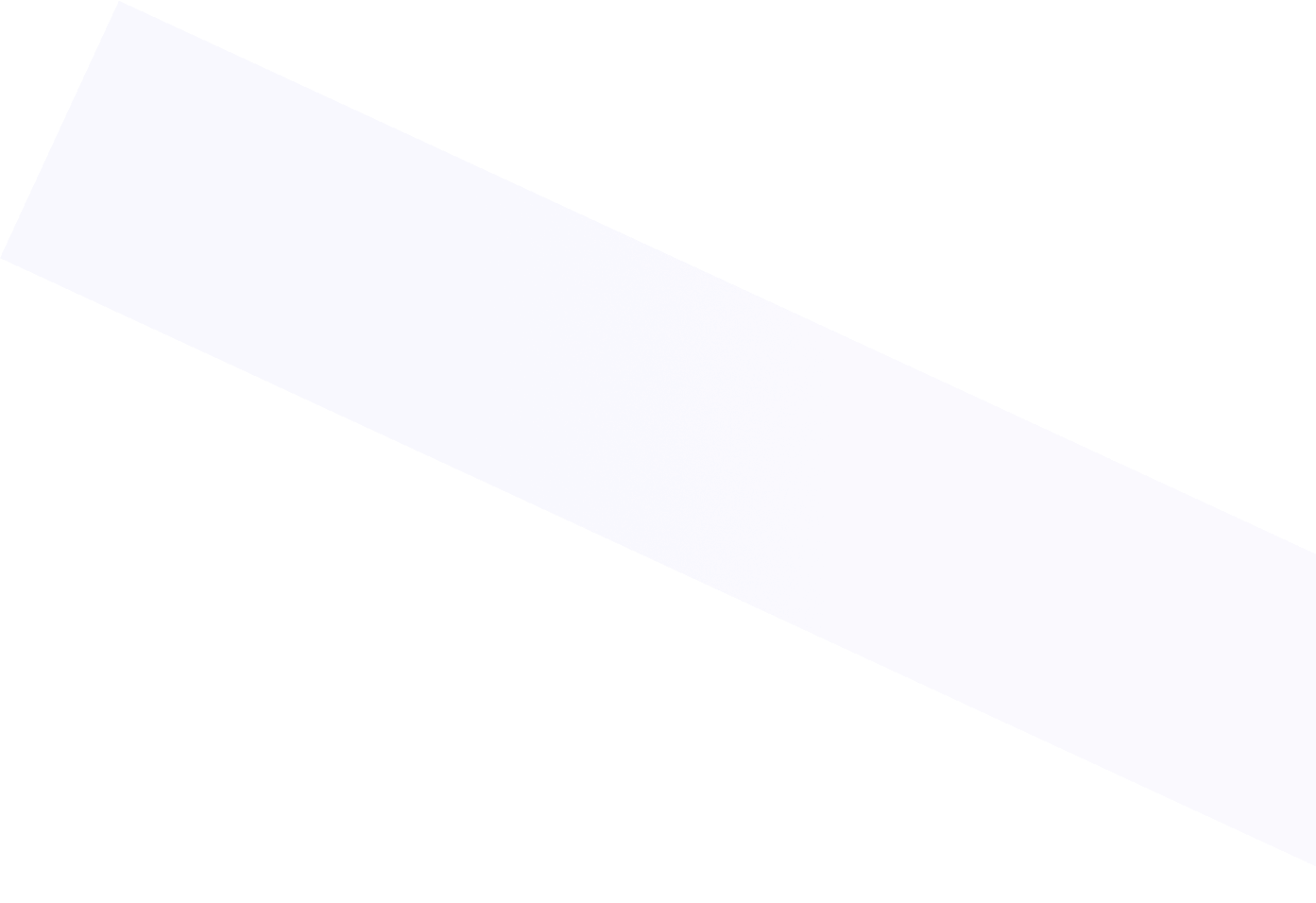 Light purple gradient diagonal shape